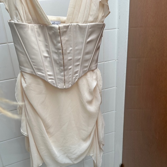 Oh Polly Cream Corset Dress - Picture 5 of 5